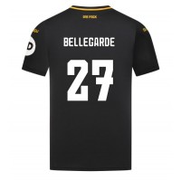 Camiseta Wolves Jean-Ricner Bellegarde #27 Segunda Equipación Replica 2024-25 mangas cortas